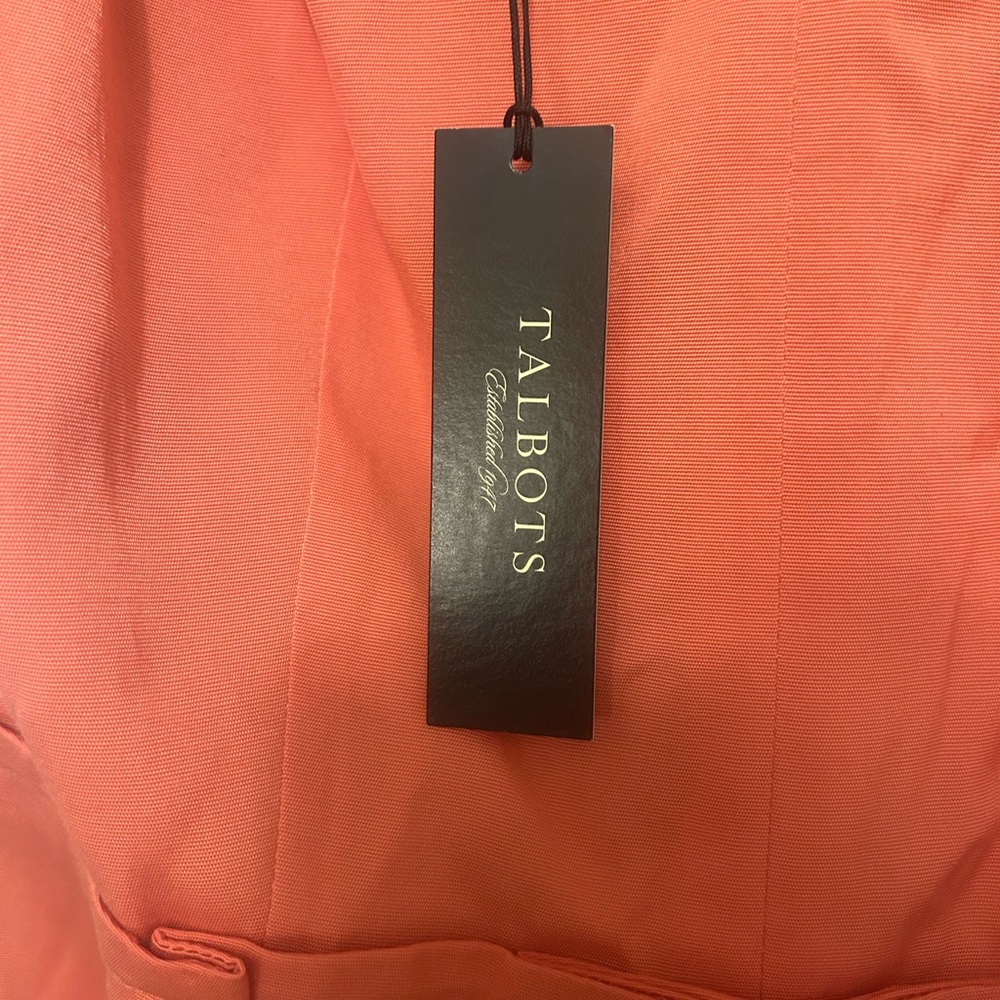 NWT Talbots Sleeveless Pleated‎ Sheath Dress Size 6 - Picture 5 of 10